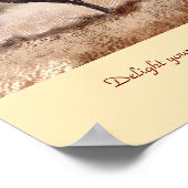 Poster personnalisé Acacia Trees avec Verse Bible (Coin)