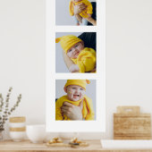 Poster Personnalisé Ajouter 3 photos sur mesure (Cuisine)