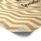 poster personnalisé ajouter un motif géométrique d (Coin)