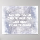 poster personnalisé ajouter votre devis style shab (Devant)