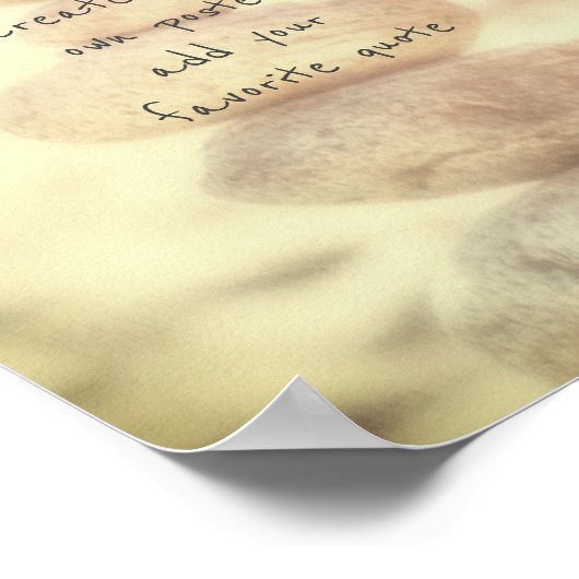 poster personnalisé ajouter votre propre devis (Coin)