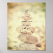 poster personnalisé ajouter votre propre devis (Devant)