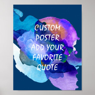 poster personnalisé ajouter votre propre devis ble