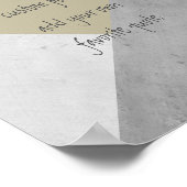 poster personnalisé ajouter votre propre devis géo (Coin)