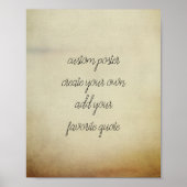 poster personnalisé ajouter votre propre devis sty (Devant)