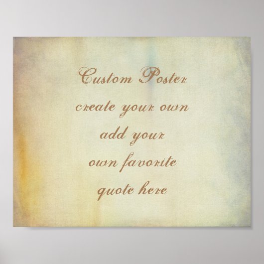 poster personnalisé ajouter votre propre devis sty (Devant)