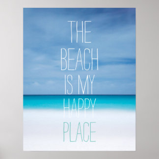 Poster Personnalisé ajouter votre propre plage photo est