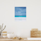 Poster Personnalisé ajouter votre propre plage photo est  (Cuisine)