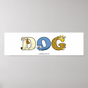 Poster personnalisé alphabétique