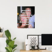 Poster personnalisé avec votre propre photo ou gra (Bureau à domicile)