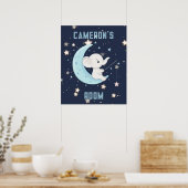 Poster personnalisé Baby Elephant Fishing 4 Etoile (Cuisine)