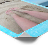 Poster personnalisé Beacht Blue Multi Picture (Coin)