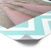 Poster personnalisé Beacht Blue Multi Picture (Coin)