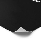 Poster personnalisé Black Cat (Coin)