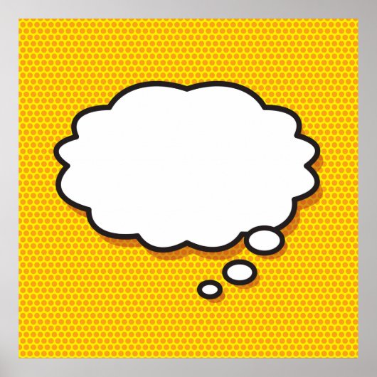 Poster Personnalisé Ce que je pense (Devant)