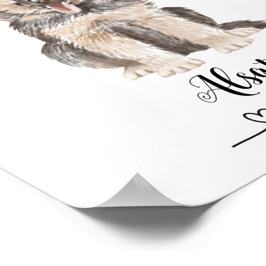 Poster personnalisé d'art mural pour animaux (Coin)