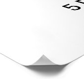 Poster personnalisé de 18 po x 24 po (Coin)