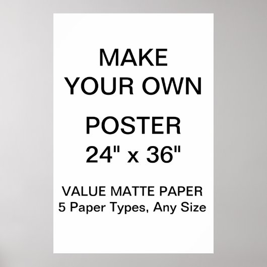 Poster personnalisé de 24 po x 36 po (Devant)
