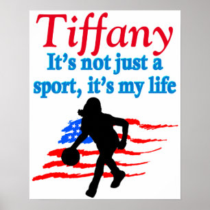 POSTER PERSONNALISÉ DE BASKETBALL AMÉRICAIN