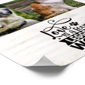 Poster personnalisé de deux animaux de compagnie (Coin)