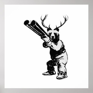 Poster personnalisé de la Grotte Homme Chasseur d'