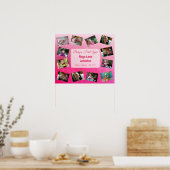 Poster personnalisé de la première année du bébé (Cuisine)