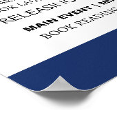 Poster personnalisé de lancement de livre (Coin)