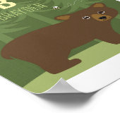 Poster personnalisé de l'ours (Coin)