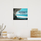 Poster personnalisé d'efforts et de courage (Cuisine)