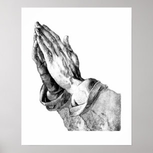 Poster Personnalisé Des Mains De Prière