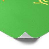 Poster personnalisé des poussins de Pâques (Coin)