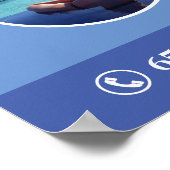 Poster personnalisé des services de nettoyage de p (Coin)