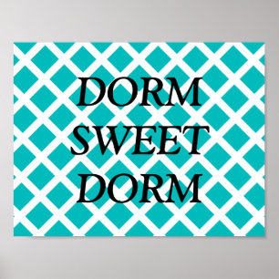 Poster personnalisé Dorm Sweet Dorm