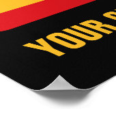 Poster personnalisé Drunk Warning (Coin)