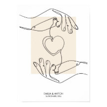 Poster personnalisé du couple