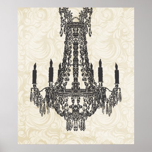 Poster personnalisé du lustre (Devant)