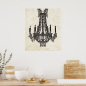 Poster personnalisé du lustre (Cuisine)