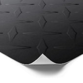 Poster personnalisé en acier Diamondplate Man Cave (Coin)