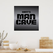 Poster personnalisé en acier Diamondplate Man Cave (Cuisine)