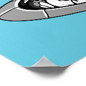 Poster personnalisé en couleur Zombie Skater (Coin)