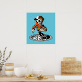 Poster personnalisé en couleur Zombie Skater (Cuisine)