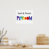 Poster Personnalisé Enfants Playroom Wall Art (Cuisine)