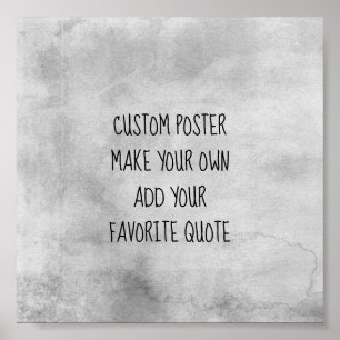 poster personnalisé faire votre propre ajouter vot