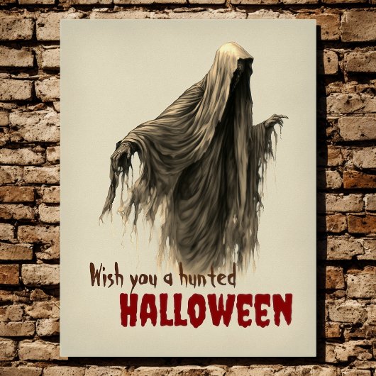 Poster Personnalisé Funny Déplaisant Ghoul Haunted Hallow