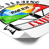 Poster Personnalisé Funny Sport ou design musical (Coin)