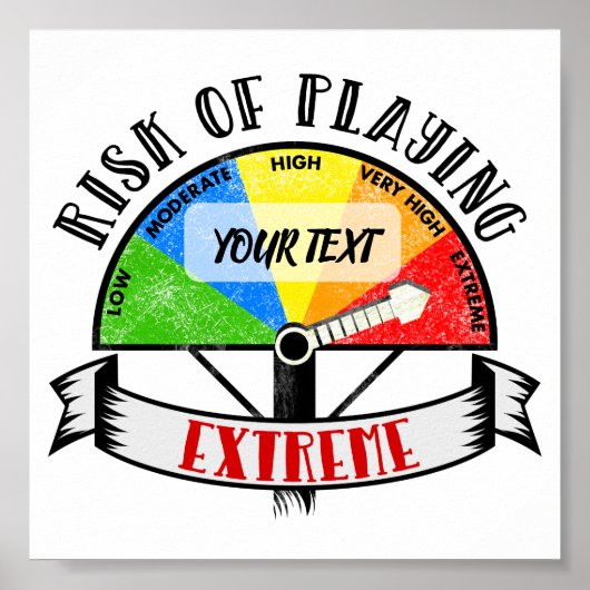 Poster Personnalisé Funny Sport ou design musical (Devant)