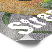 Poster Personnalisé Guitariste Art Abstrait Inspirationne (Coin)