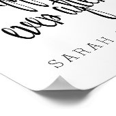 Poster Personnalisé Happy Jamais Après Mariage Keepsaké (Coin)