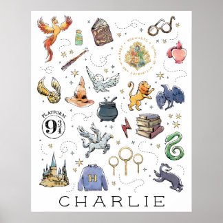 Poster Personnalisé | Icônes HARRY POTTER™