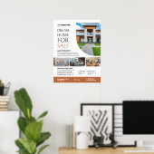 Poster personnalisé immobilier (Bureau à domicile)